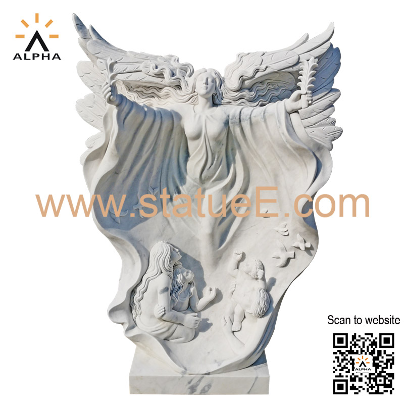 Guardian angel statue